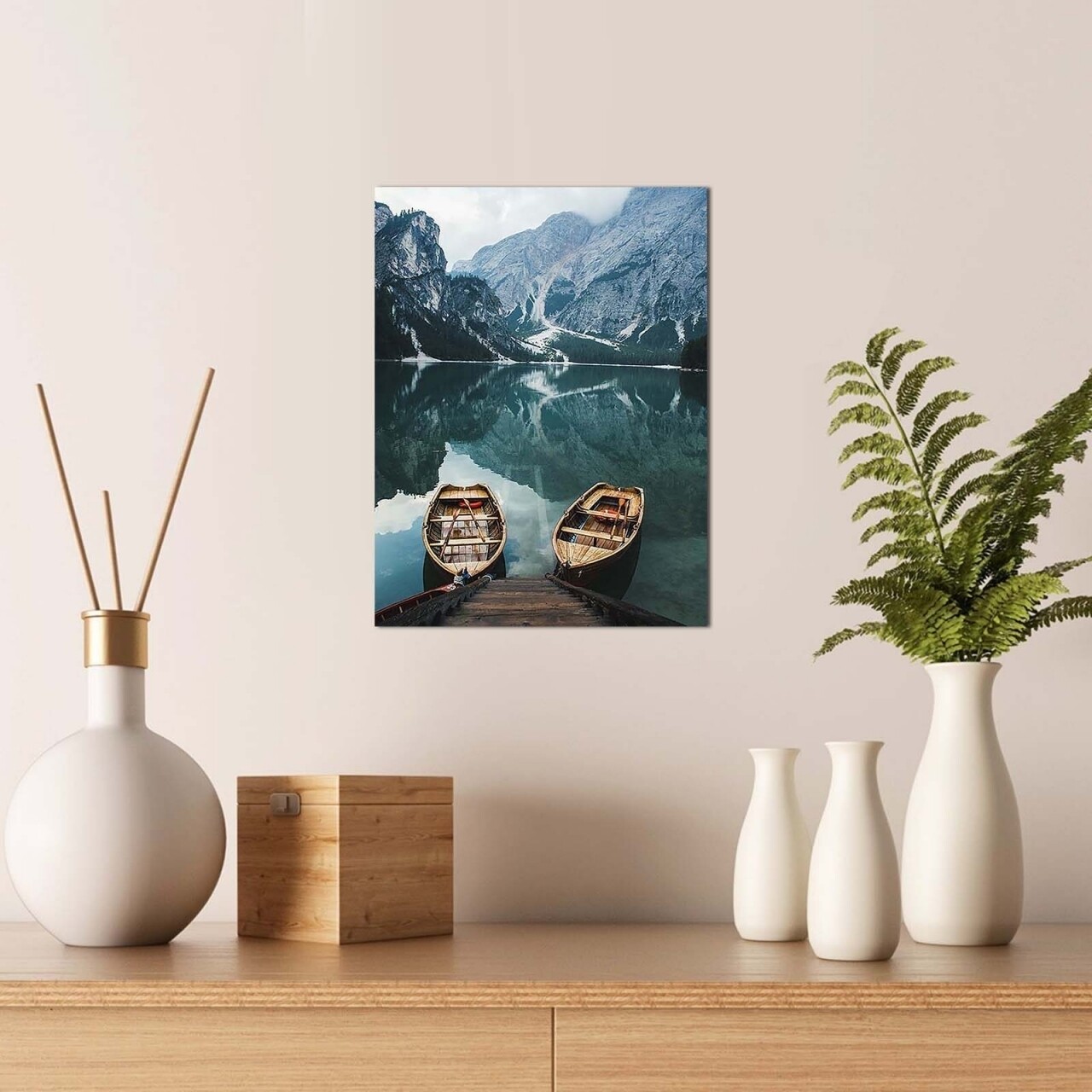 Tablou decorativ, Alpha Wall, Canoe, 30x40 cm - imagine 3